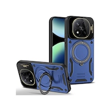 Redmi Note 14 Pro 4g Kılıf Joy Lens Standlı Kapak - Lacivert Bzsxx00 1