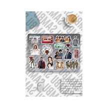 Laptop Ve Telefon İçin Stranger Things Temalı Sticker Seti Abanoz