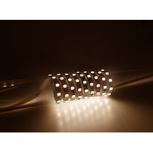 5mm Ince - 3000k Gün Işığı - Tek Çipli Şerit Led Iç Mekan Aydınlatma - 8w, 12v - Metrede 120 Led 5 Metre