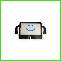 Bezos Apple iPad Uyumlu Pro 13 2024 Karakter Tablet Silikon - Siyah Dmc