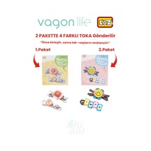 4'lü Saç Toka Seti Önce Birleştir,sonra Tak 2 Paket 4 Adet Gönderilir Yapı Toka Seti Ff 7123-7135