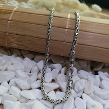 Kral Yuvarlak Kancalı Gümüş Kolye 2.8Mm 55-60Cm