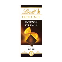 Lindt Excellence Intense Orange Dark Chocolate 100 Gr 1'li