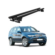 Venüs Bmw X5 E53 2003-2007 Uyumlu Siyah Ara Atkı Port Bagaj Tavan Barı
