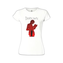 Death Note - Nightmare Beyaz Kadın Tshirt 001
