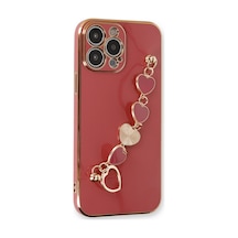 Apple iPhone Uyumlu 14 Pro Kılıf Esila Silikon - Kırmızı Bz8683140433086
