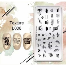 Stamper Desen Plakası Texture L008