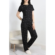 Seka Store Seka Alt Üst Pegasus Pijama Takımı Siyahkalpli - 50419.1048. Çok Renkli