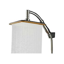 Maoyaya 9 İnç 360 Derece Dönebilir Banyo Yağmur Duş Başlığı Abs Krom Çok Renkli Çok Renkli