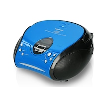 LENCO SCD-24 MAVİ/SİYAH - CD ÇALARLI TAŞINABİLİR STEREO FM RADYO