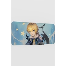 Mika Genshin Impact Anime Oyuncu V5 - 90x40 Xxl Gaming Mouse Pad Fare Altlığı