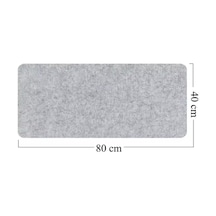 Mousepad Masa Üstü Koruyucu 3mm Keçe Klavye Pc Notebook Altı E
