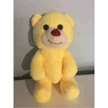 Sevimli Ayıcık Peluş Oyuncak 24 Cm Sarı