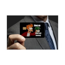 Simpsons Shut Up And Take My Money Kredi Kartı Kaplama & Sticker 1