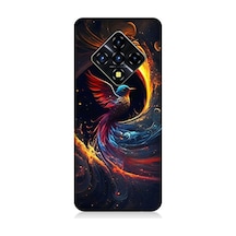 İnfinix Zero 8 Uyumlu Renkli Kuş Desenli Silikon Kılıf