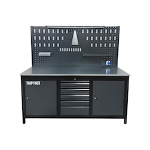 Takpower Ttr4411 2 Metre Takım Tezgahı 5 Çekmeceli 2 Dolaplı