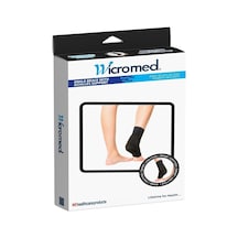 Wicromed Örme Örgü Aşil Tendon Destekli Ayak Bilekliği Siyah L Unisex L