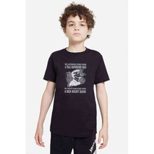 Tshirthane Peaky Blinders Tommy On A Baskılı Unisex Çocuk Siyah T-Shirt