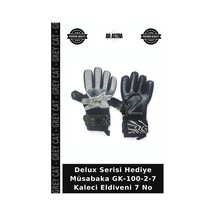 Delux Serisi Hediye Müsabaka Gk-100-2-7 Kaleci Eldiveni 7 No Çok Renkli