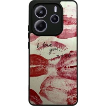 Xiaomi Redmi Note 14 5g I Love You Tasarımlı Glossy Telefon Kılıfı Çok Renkli