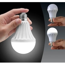 Ct 4229 E 27 Duylu Şarjlı Led Ampul Beyaz
