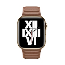 Watch 40mm Uyumlu Krd-34 Deri Nrtk Kordon-kahverengi