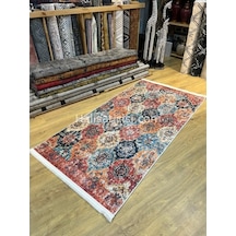 Salerno Çamaşır Makinesinde Yıkanabilir Kilim Halı Hs1018 Çok Renkli
