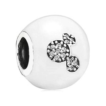 Nur Silver Mickey Mouse Gümüş Charm Nur-bl02009
