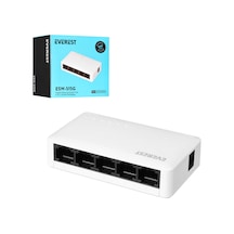 Ethernet Swıtch Hub 5 Port 10/100/1000mbps Gıgabıt Everest Esw-515g