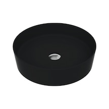 Creavit Loop Yuvarlak Çanak Lavabo Ø45 Cm Mat Siyah Lp145-00sm00e-0000