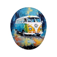 Retro Vosvos Minibüs Mouse Pad