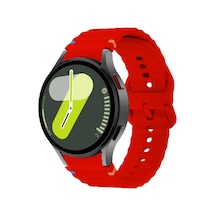 Samsung Galaxy Uyumlu Watch 4 5 6 7 Fe 40 44 Classic 42 43 46 47 Mm Kordon Dekoratif Örgü Çizgili Spor Silikon Kayış