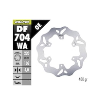 Vespa Gts 250 Super Arka Fren Diski 220 Mm 2023 Ve Sonrası Galfer Dalgalı Sabit Çelik Disk