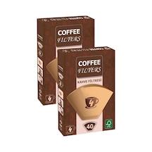 Caffeo Filters No4 40 Adet Kahve Filtre Kağıdı X 2 Adet Filtre Kağıdı