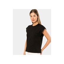 Türen Kadın Vatka Görünümlü T-shirt 3401/siyah 001