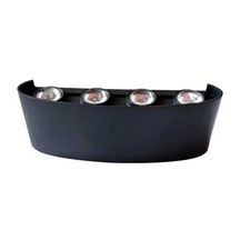 15w Kapri Led Aplik Dış Mekan Amber Siyah