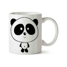 Panda 6 İki Tarafı Baskılı Kupa Bardak.jpg Çok Renkli