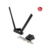 Asus Pce-be92bt, Wıfı7, Be9400, 5764-2882-688mbps, 6ghz-5ghz- 2.4ghz, Bluetooth 5.4, Pcıe Ağ Adaptörü
