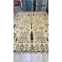 El Dokuma Afghan Halısı Krem