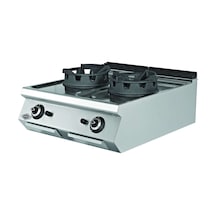 Gazlı Wok Ocağı 2 Brulörlü EMP.PLS.9WK020-LPG