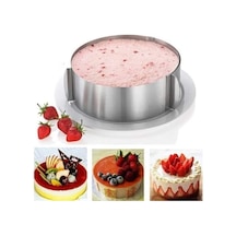 Paslanmaz Çelikten Ayarlanabilir Kek Ve Pasta Kalıbı,ayarlanabilir Kek Çemberi,ayarlı Ekmek Kalıbı,pastacılık Ve Dekokrasyon İçin Çelik Paslanmaz Ayarlı Kek Kalıbı .
