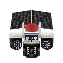 Avenir Av-s464w 3 Kameralı Ptz Li Solar Kamera