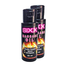 Sıxx Eroticmassage Oil 2 Adet -kadın Erkek Erotikmasaj Yağı 60 Ml 2 Adet
