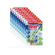Bref Power Aktiv DuoPack Katı Wc Klozet Blok Çam Kokulu 10'lu 2 x 50 G