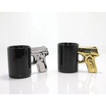 Porselen Silahlı Kupa Bardak Model 4 A