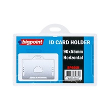 Bigpoint Kart Kabı Sert Yatay Şeffaf 90x55mm X 10 Adet