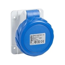 Schneider Electric PKY32G723 3 x 32 A Monofaze 2P+T IpIP67 Hızlı Bağlantı Düz Makina Prizi
