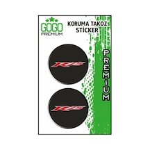 Yamaha R25 Uyumlu 1 Koruma Takozu İkili Damla Sticker Standart