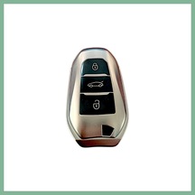 Bşkvirgo Citroen Peugeot Grubu Uyumlu Silikon Oto Anahtar Kumanda Kabı Kılıf Füme Bsk2026