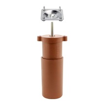 Badem10 Mobilya Kanepe Baza Koltuk Destek Ayağı Ayarlı 9.5 Cm Kahverengi Ayak+bağlantı Aparatı 4'lü Set 6395751